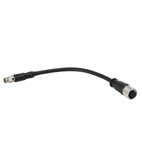 Cable for DJI Livox Mid-360 LiDAR to Unitree Go2 Robot Dog, M12 Aviation A-Coded 12 Pin Female to M8 6pin Connector, 20cm 20 cm Straight connector