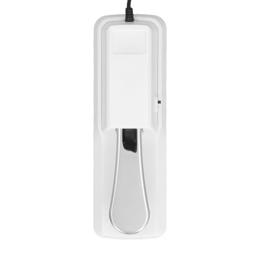Pedal for Keyboard Piano, MIDI Digital Piano – White, Compatible with, and Most USB/MIDI Keyboards