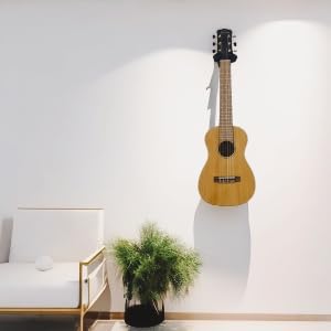 [AUSTRALIA] - Guitar Wall Mount Hanger 2 Pack, Auto Locking Holder Hangers Hook for Acoustic, Electric, Bass, Banjo, Mandolin Stand Wall, Gift for Guitar Player, Guitar Accessories Metal 2 Pack 