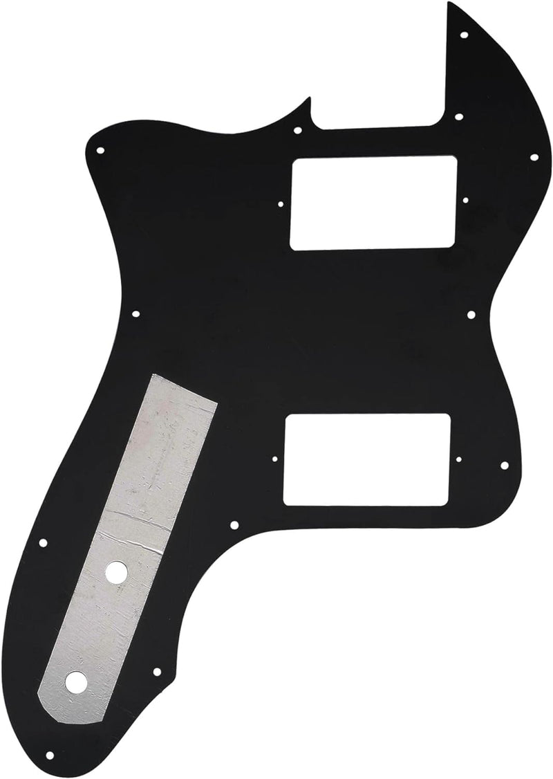 Guitar Pickguard For Fender Telecaster 72 Thinline PAF Style Scratch Plate (3 Ply Black) 3 Ply Black