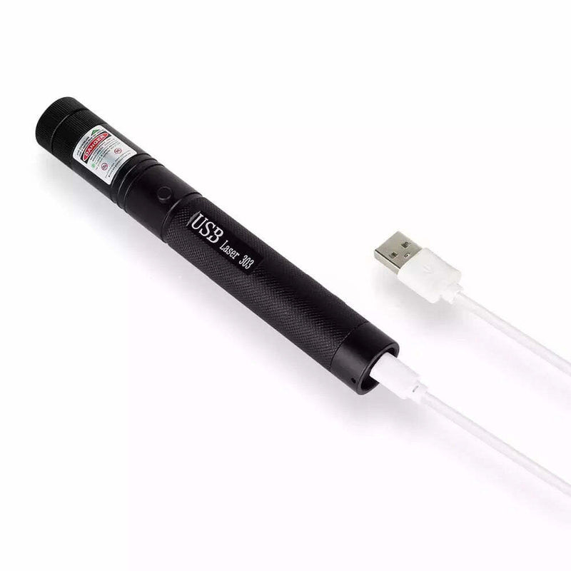 EBURQ Long Range Green Laser Pointer, Green High Power Lazer Pointer with Adjustable Focus for Night Astronomy Outdoor Camping and Hiking,Laser Pointer high Power with USB Charging