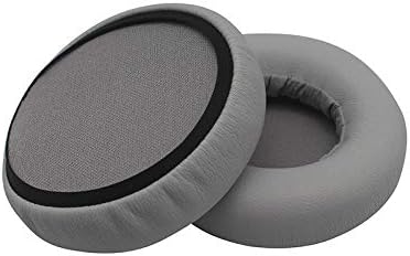 Geekria QuickFit Replacement Ear Pads for Monster DNA On-Ear Headphones Earpads, Headset Ear Cushion Repair Parts (Grey) Grey