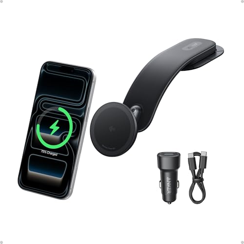 Anker Retractable USB-C Car Charger Nano Magnetic Wireless Car Charger