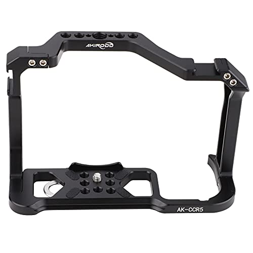 R5 R6 Cage,Camera Full Cage for Canon EOS R6 R5 Camera Rig Stabilizer with Dual Cold Shoe