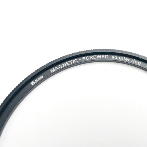 Kase Magnetic Adapter Set - 58mm Filter Magnetic Adapter and 58mm Lens Magnetic Adapter(Have Thread),Compatible with Revolution/Skyeye Magnetic Filters and Traditional Threaded Circular Filter