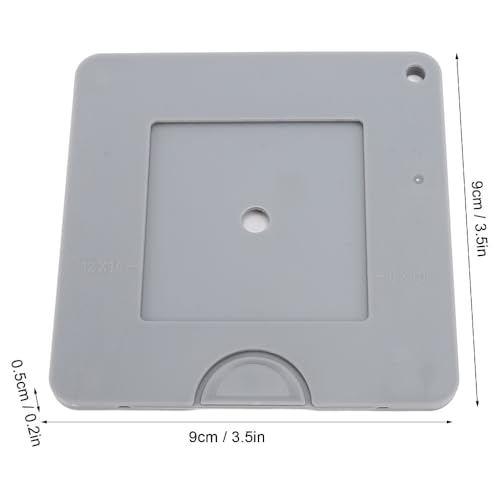 Art Viewfinder 9x9cm – Sliding Color Isolation Tool for Drawing, Painting & Photography, ABS Plastic Composition Aid