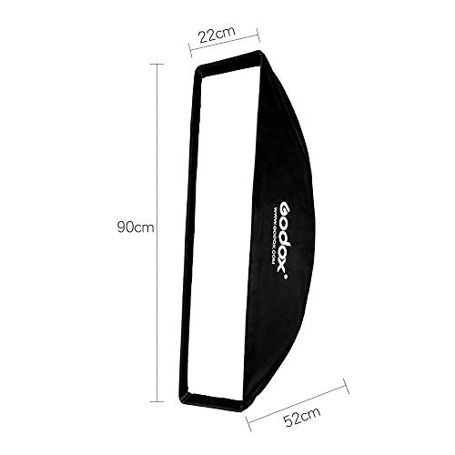 Godox 9\x 35 22x90cm Honeycomb Grid Softbox with Bowens Mount Speedring for Photo Strobe Studio Flash Light