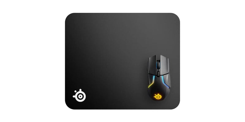 SteelSeries QcK Gaming Surface - Medium Cloth - Optimized For Gaming Sensors Classic Black