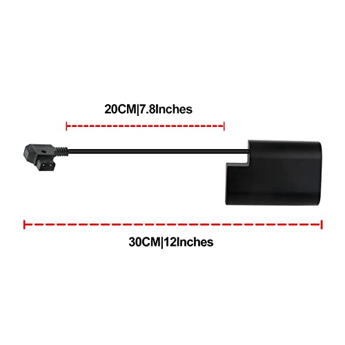Alvin’s Cables LP-E6NH Dummy Battery to D-Tap Power Cable for Canon-R5C Camera 30CM|12Inches 30CM/12in E6NH