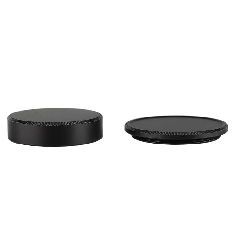 [AUSTRALIA] - Metal M39 Body Cap and Rear Lens Cap Set, CNC Machined Aluminum Alloy Camera Front Body & Lens Rear Cover for Leica Thread Mount (LTM) L39 M39 39mm Screw Mount (LSM) Cameras Lenses (Black) Body Cap+Rear Lens Cap Set Black 