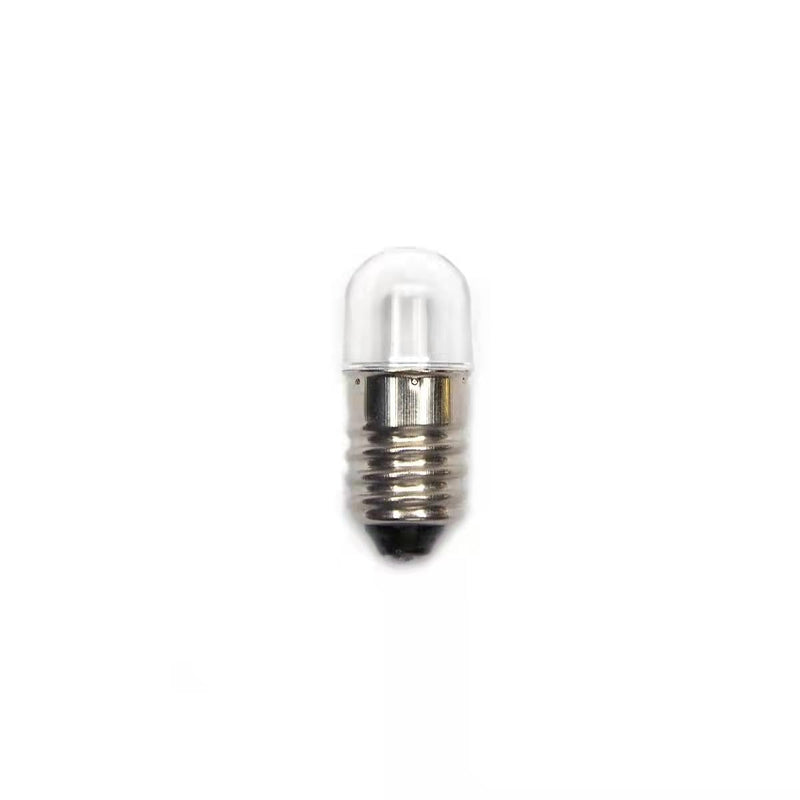 Pack of 10 AC E10 220 V LED Bulbs Replacement Bulbs 1 W 65 LM Miniature Screw Bulbs (220 V Cool White) 220 V Cool White