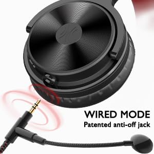 OneOdio Pro 10 Wired Over Ear Headphones & 3.5 mm Cable with Boom Mic