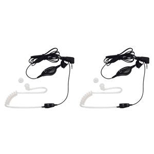 [AUSTRALIA] - Motorola 1518 Surveillance Headset with PTT Mic, Black, White 