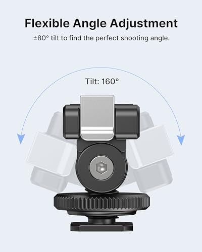 ULANZI CA22 Magnetic Cold Shoe Adapter Mount with 180° Tilt Quick Release