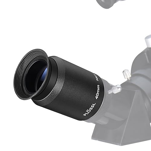 CelticBird Telescope 1.25'' Super Plossl Eyepiece 40mm 4-Element Plossl Design Threaded for Standard 1.25inch Astronomy Filters PL40mm