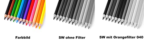 B+W 49mm Basic Black & White (Orange) MRC 040M Glass Filter