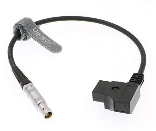 Uonecn Power Cable for Z Cam E2 Blackmagic Pocket Cinema Camera 4 Pin FFA 0S 304 to D Tap