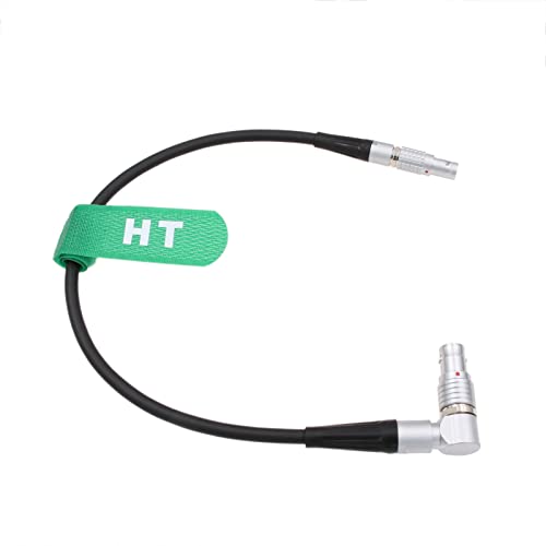 Power Cable for DJI Monitor Video Transmitter Ronin 4D Camera 2 Pin to Rotate Right Angle 6 Pin 50cm 2pin to Right Angle
