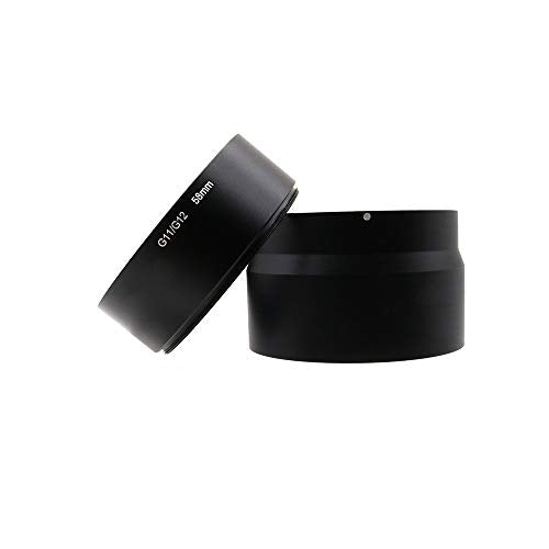 58mm Metal Lens Adapter Tube for Canon G10 G11 G12, Replacement of LA-DC58K