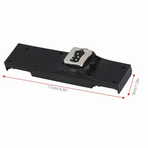 Hot Shoe Splitter Dual Flash Bracket Mount for SLR Camera, I-TTL Compatible Extension Bar for Camcorder Video Light Rig Accessories