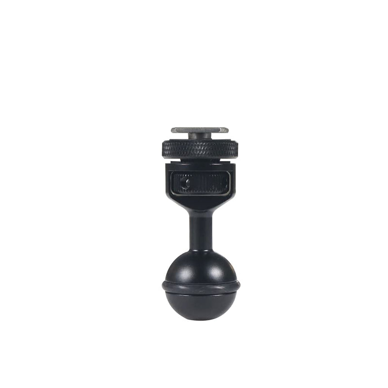 [AUSTRALIA] - FEICHAO 1 Inch Ball Mount Head Adjustable Adapter with Cold Shoe Base for Underwater Camera Case Video Flash (Kit A) Kit A 