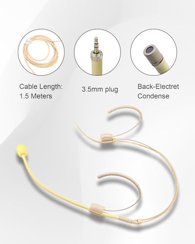 Double Earset Over Headworn Mic for Sennheiser Wireless System Only for Sennheiser Wireless System