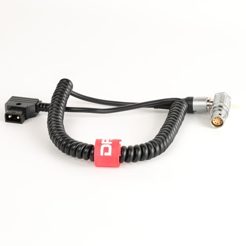 D-tap to FHJ.2B.308 Female Coiled Cable for Arri Alexa Mini Camera FHG 8P coiled cable