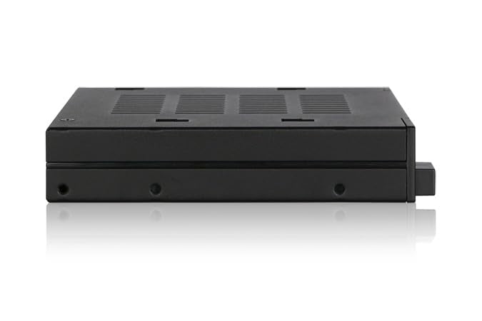 ICY DOCK Dual 2 Bay 2.5” SSD & HDD Dock Tool-Less Hot-Swap SATA / SAS Mobile Rack Enclosure for 3.5” Bay - flexiDOCK MB522SP-B