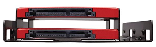 Corsair Dual SSD Mounting Bracket (3.5” Internal Drive Bay to 2.5", Easy Installation) Black Dual SSD Mount