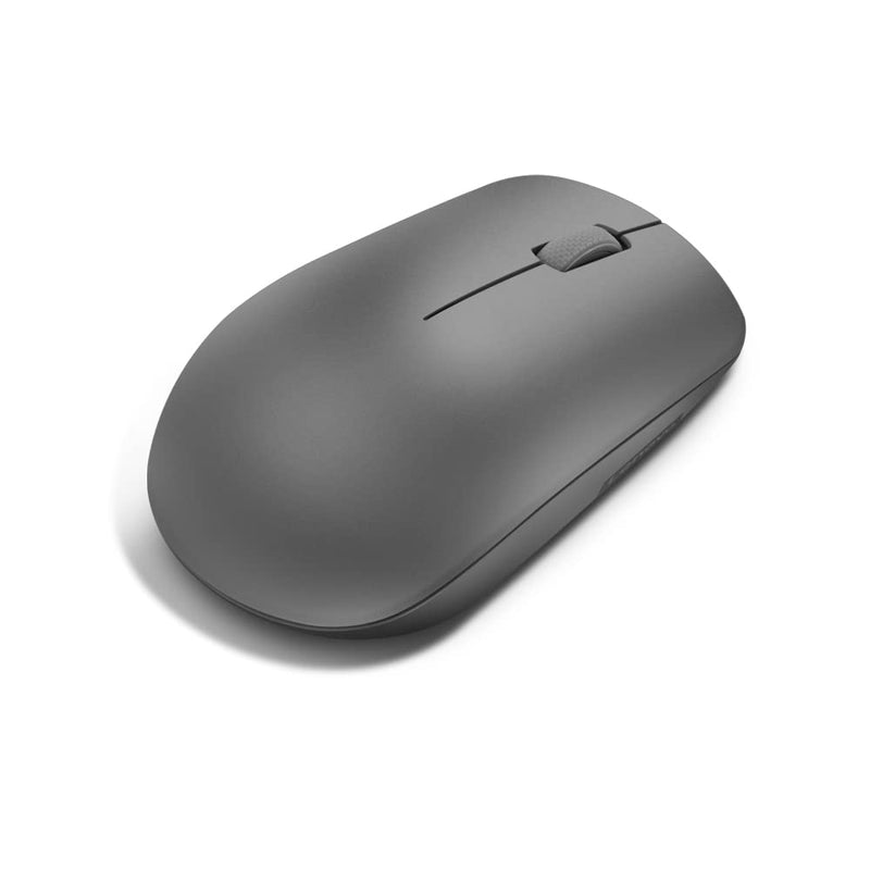 Lenovo 530 Wireless Mouse with Battery, 1200 DPI Optical Mouse, USB Receiver, 3 Button, Portable, Ambidextrous, GY50Z49089, Graphite Grey