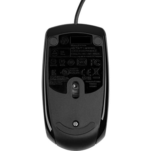 HP X500 Wired Mouse - Wired USB Mouse for Windows PC Desktop, Laptop, Notebook, Mac, computerand Chromebook, for Righty or Lefty Use (E5E76AA#ABA)