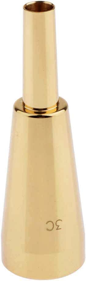 Heavy-Duty Trumpet Mouthpiece 3C Mouthpiece Compatible for Professional Players 9.8mm Outer Diameter