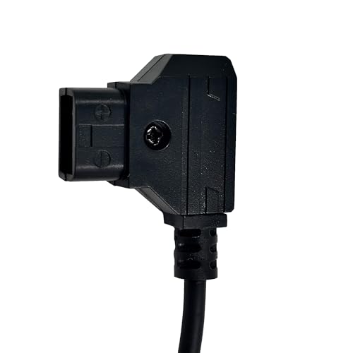 D-Tap to Hirose 4-Pin Male Coiled Power Cable Compatible with Sound Devices 688, 644, 633, Zoom F8/F4, MixPre-10 II, SmallHD AC7, DP7 Monitors, V-Mount & Gold Battery Mount Power Adapter, 31”