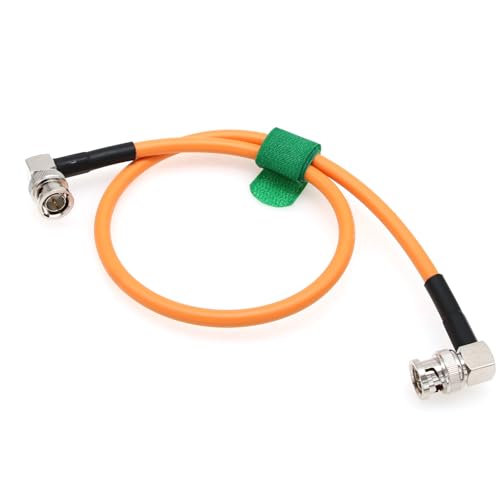 12G 4K SDI Coaxial Video Cable BNC to BNC Canare LV-61S 75 ohm for Sony Arri RED Canon Camera Atomos Ninja V Monitor Hollyland Teradek 3M Orange