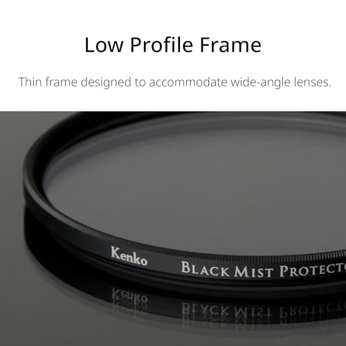 Kenko Lens Protection & Soft Effect Filter Black Mist Protector φ62mm, Multi-coted, 0.25 Soft Effect, for That Perfect Cinematic Scene, Made in Japan 825631 62mm