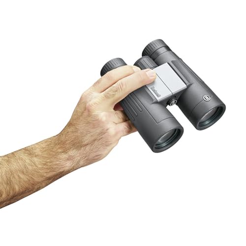 Bushnell PowerView 2 Binoculars, High-Definition Binoculars with Multi-Coated Lenses, Durable Aluminum Alloy Chassis, Wide Field of View, Ideal for Wildlife Observation, Hiking and Sporting Events 10x42