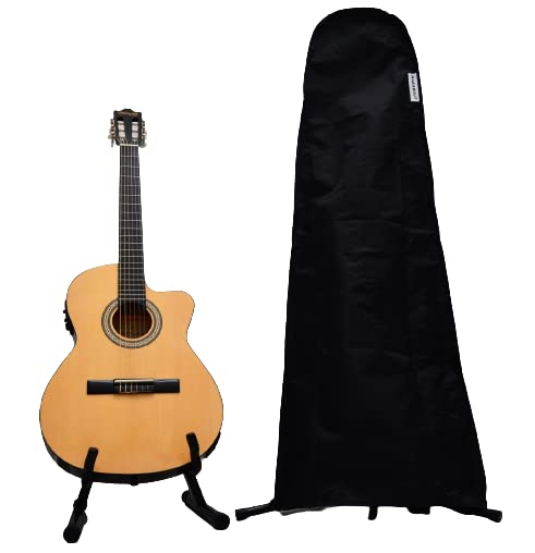 [AUSTRALIA] - Guitar Dust Cover Bag Protective and Storage for Acoustic Electric and Bass Guitars From Sun Dust Dirt UV Rays Moisture Water Resistant 4 20D Oxford Polyester Complete with Microfiber Cloth 