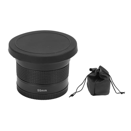 0.35x Ultra Wide Angle Fisheye Lens with Macro, AF IR Compatible. Suitable for All Cameras, Camcorders, and Lenses. for High Resolution Day and Night Photography (55mm) 55mm