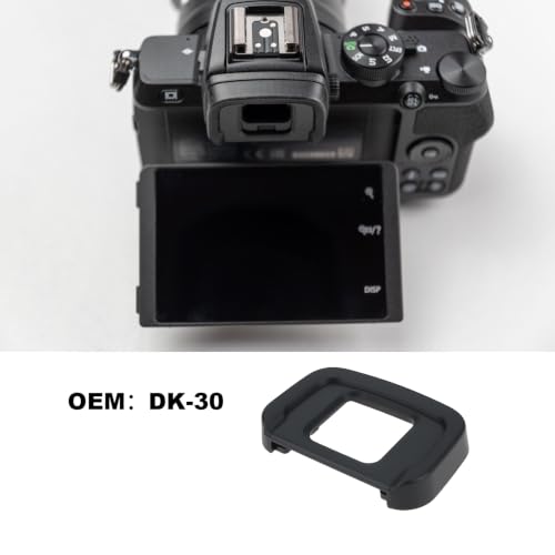 SING F LTD 2 Pack Camera Eyecup DK-30 Replacement Viewfinder Cup Compatible with Nikon Z50 Mirrorless