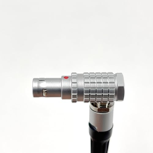 0B 2 Pin LEMO-Compatible Male to 0B 2 Pin LEMO-Compatible Male Right Angle Power Cable Compatible with Teradek Bond, ARRI Alexa, Z CAM E2, DJI RS2/RS3, Tilta Float, Vaxis, SmallHD, Blackmagic, 39”