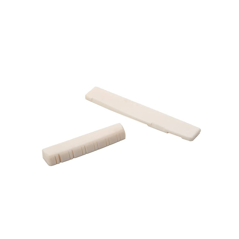 [AUSTRALIA] - Alnicov Guitar Bone Bridge Saddle And Nut Replacement Accessories for 12 String Acoustic Guitar 