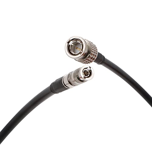 Alvin's Cables 12G HD SDI Coaxial Cable Micro-BNC Male High-Density BNC to BNC Male for Blackmagic Video Assist 75 Ohm straight micro bnc