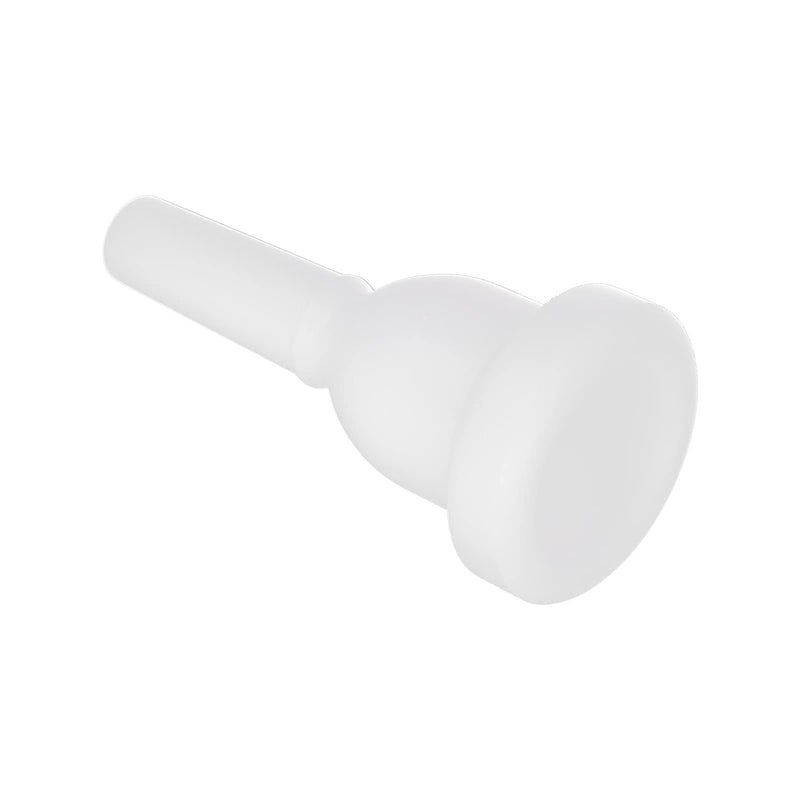 Trombone Mouthpiece, White Professonal Pure Sound Labor‑Saving ABS Plastic Trombones Mouth for Players for Wind Instrument for Performance for Practice