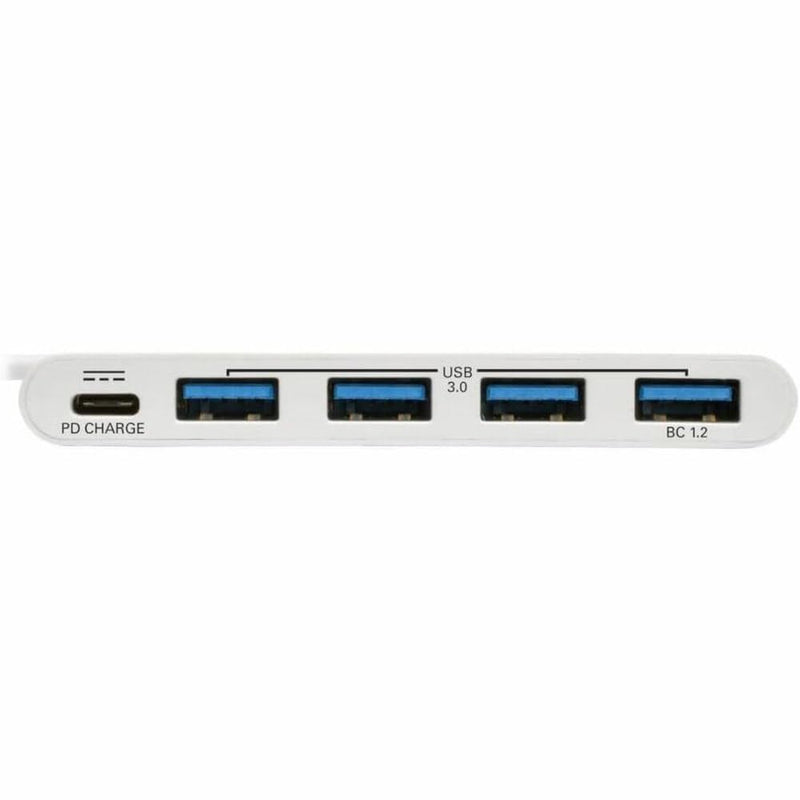 Tripp Lite 4-Port USB 3.1 Gen 1 USB-C to USB-A Portable Hub with x4 USB-A & USB-C Charging Port 5 Gbps (U460-004-4A-C)