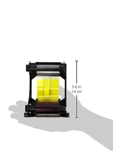 Zebra 800011-140 YMCKO Color Ribbon Load-N-Go for Zebra ZXP Series 1 Printers