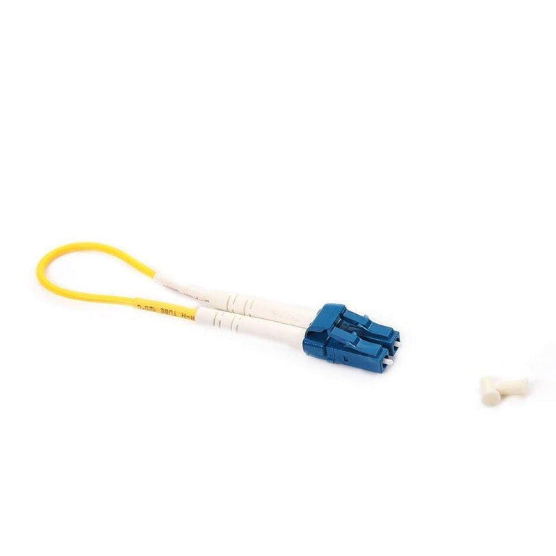 10Gtek LC Fiber Optic Loopback Adapter - LC Connector Singlemode 9/125 (OS2) Test Plug for Testing Applications or Network restorations OS2/LC X1