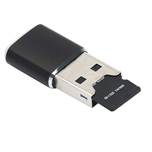 Cablecc USB 3.0 to Micro SD SDXC TF Card Reader Writer Adapter 5Gbps Super Speed for Car Laptop… Black USB3.0-TF
