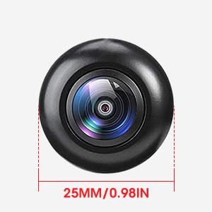 Front Camera for Polaris RZR, 7-Inch Ride Command, 720P HD, 170° Wide Angle | IP67 Waterproof, Rugged Aluminum Housing, Low-Light Ready, Helps See Front-Wheel Blind Spots on Trails and Tight Terrain