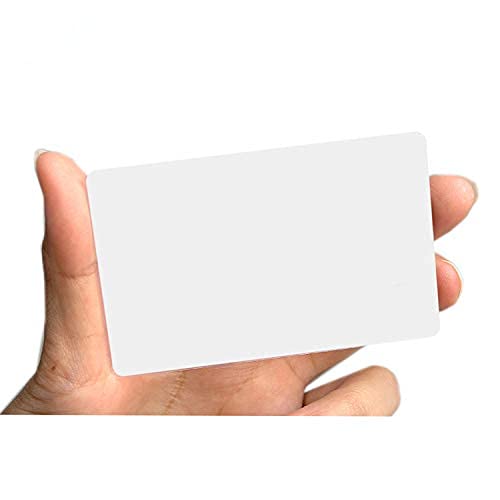 [AUSTRALIA] - 50 Pack MIFARE 1 Classic 1K RFID Smart Intelligent Card, ISO 14443A 13.56MHZ Blank Smart IC Card, Contactless Hotel Key Cards Access Control Card Sublimation Printable CR80 3 3/8" x 2 1/8" 50pcs 