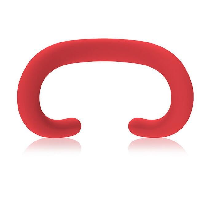 [AUSTRALIA] - Silicone Eye Mask for Apple Vision Pro,Silicone Face Pad Cover,Sweat Proof, Light Leakage Proof,Replaceable VR Accessories (Red) Red 